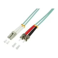 LWL Patchkabel OM3 LC / ST 2,0m Duplex LogiLink