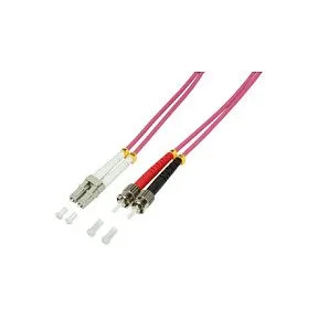 LWL Patchkabel OM4 LC / ST 3,0m Duplex LogiLink — image 1