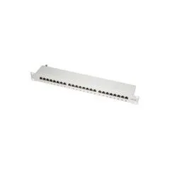 Patchpannel 19" 24 Port Cat6A STP grey Logilink