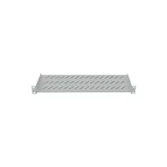 Fachboden 19" 1HE LogiLink. max. 5 KG. d=150mm. grey