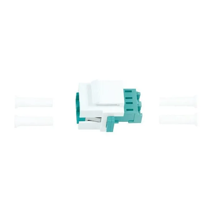 Keystone Verbinder Fibre LC-Duplex Multimode. aqua LogiLink — image 2