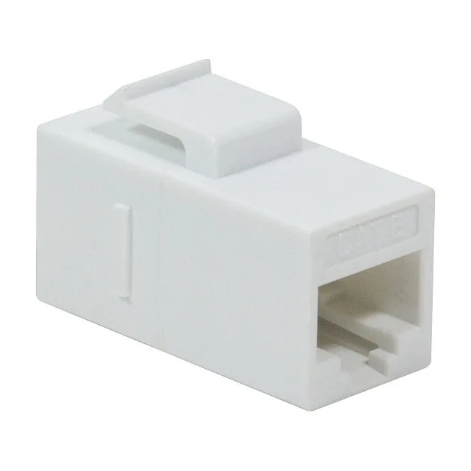 Keystone Verbinder Cat.6 UTP, 2xRJ45, white LogiLink — image 2