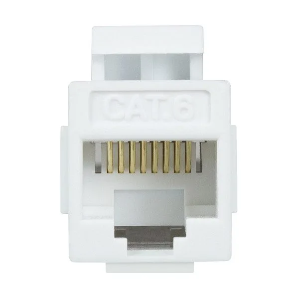 Keystone Verbinder Cat.6 UTP, 2xRJ45, white LogiLink — image 3
