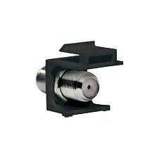 Keystone Verbinder F-Type 75 Ohm F/F, black LogiLink — image 2