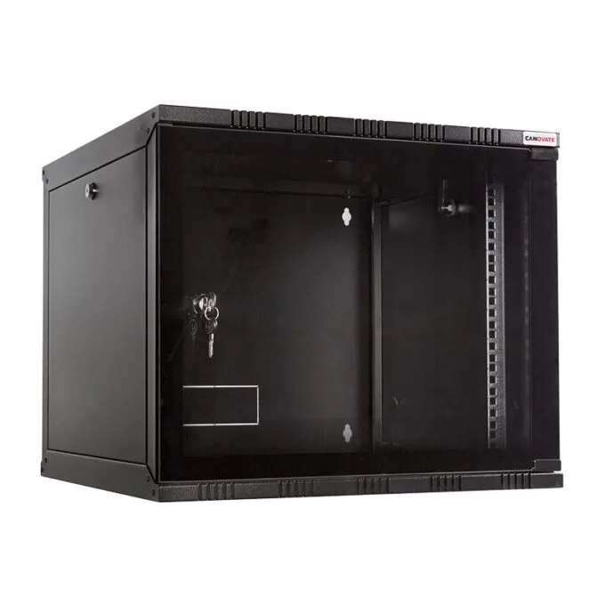 19" Wallmount SOHO Box 12U 540*550, flatpack, black — image 5