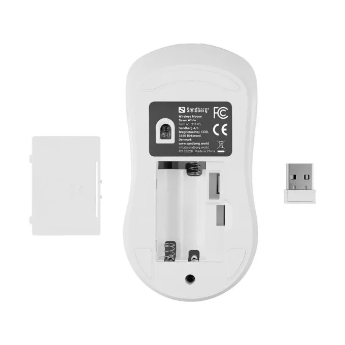SANDBERG Wireless Mouse Saver White — image 5