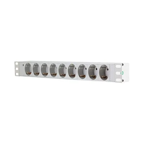 9er Steckdosenleiste 19" PDU LogiLink Hellgrau — image 3