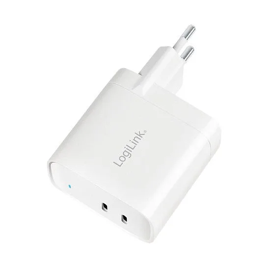 Charger LogiLink 2xUSB-C 40 W White — image 3