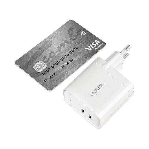 Charger LogiLink 2xUSB-C 40 W White — image 5