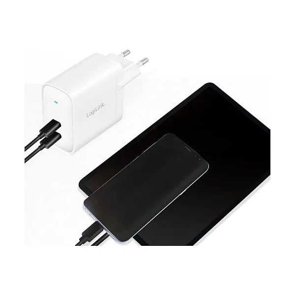 Charger LogiLink 2xUSB-C 40 W White — image 6