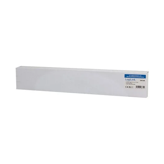 Kabelführungspanel 19" 1HE mit 4 Stahlbügel Black LogiLink — image 7