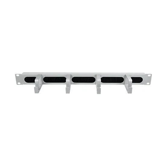 Kabelführungspanel 19" 1HE mit 4 Stahlbügel Grey LogiLink — image 2