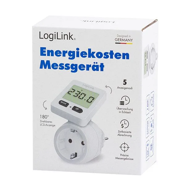 LogiLink Energiekostenmessgerät mit rotierbarem Display — image 7