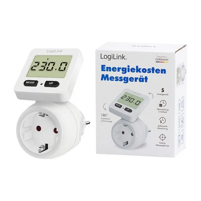 LogiLink Energiekostenmessgerät mit rotierbarem Display — image 8