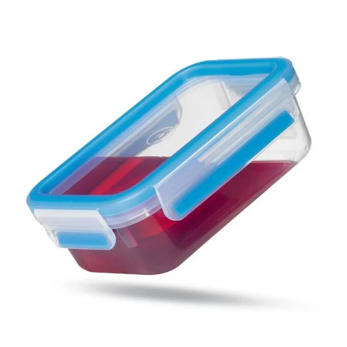 CLIP & CLOSE Frischhaltedose (transparent/blau, 2,3Liter, Groformat) — image 2