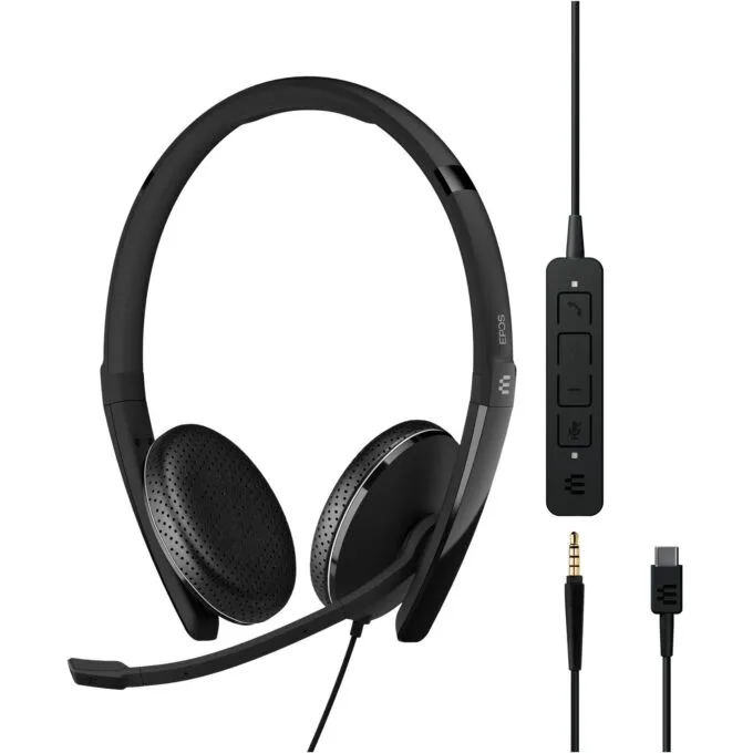 EPOS ADAPT 165 USB-C II Stereo Headset inkl. 3.5mm Klinkenstecker Inline Call Control — image 1