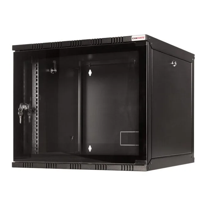 19" Wallmount SOHO Box 12U 540*550, flatpack, black — image 3