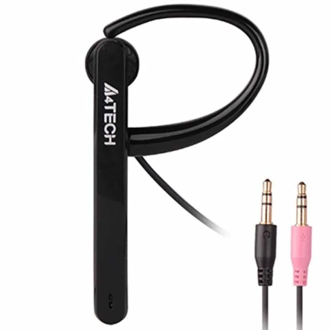 S-7-1 CLIP-ON HEADSET BLK A4 TECH — image 1
