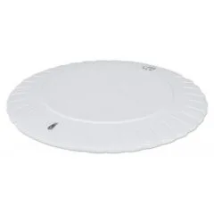 Kabelloses Induktionsladegert 5 W Qi-zertifizierter Wireless Charger sichere Ladung mit 5 W 5 V/1 A rundes Ladepad weiss