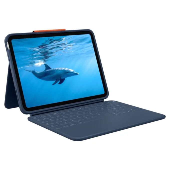 Logitech Rugged Combo 4 for iPad 10th gen Classic Blue (FRA) — image 4