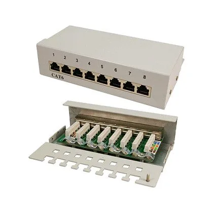 Patchpanel 8P CAT6 LogiLink gr — image 1