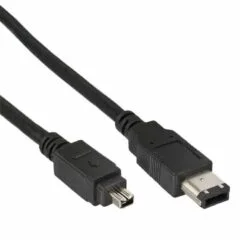 PU-354 FIREWIREcbl 6/4pin-3.0m GR KABEL