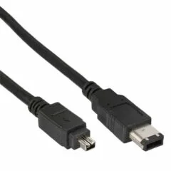 PU-353 FIREWIREcbl 6/4pin 1.8m GR KABEL