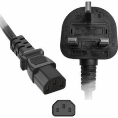 BC-201 POWER CABLE UK POLYBAG 1.8m GR KABEL