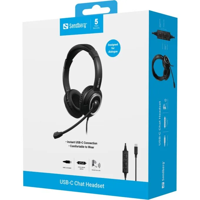 SANDBERG USB-C Chat Headset — image 7