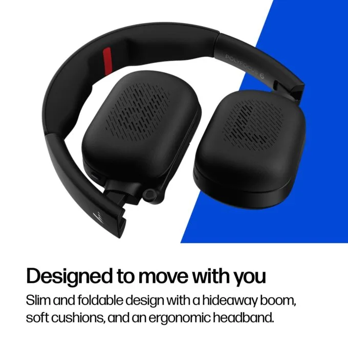 HP Poly Focus 625 Headset + Wireless Charge Stand — image 3