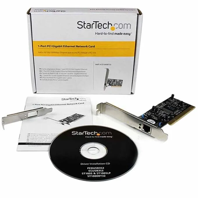 ST1000BT32 NIC GIGABIT PCI NETWORK CARD STARTECH — image 1