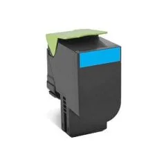 Lexmark Toner 80C2SCE Cyan bis zu 2.000 Seiten
