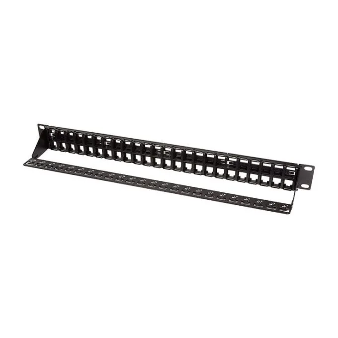 Patchpannel Keystone 1U. 48 Ports. unshielded. black LogiLink — image 3