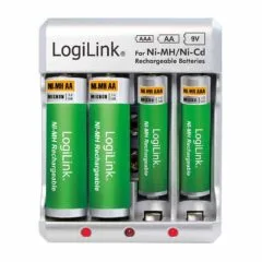 PA0168 BATTERY CHARGER for AA/AAA/9V RECHARGABLE LOGILINK