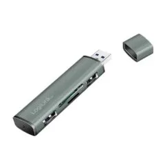 UA0394 USB 3.2 GEN2, 2-PORT HUB WITH CARD READER, WITH ALUMINUM CASING LOGILINK