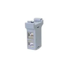 MP0079 DIN RAIL ADAPTER W/2x Cat.4A RJ45 INLINE COUPLINGS B/B SHIELDED, LOGILINK