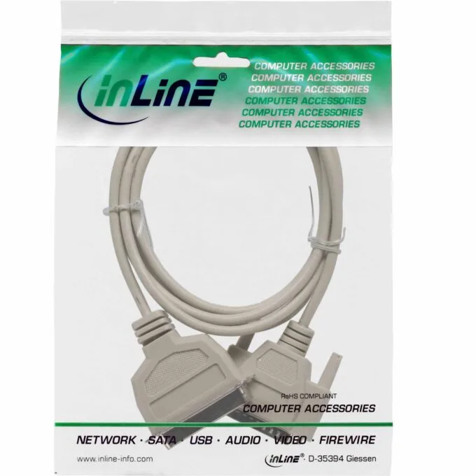 11442 PRINTER CBL 25pin to 36pin 1.8m INLINE — image 2
