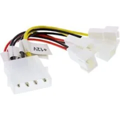 33005B FAN ADAPTER CABLE 2x12V AND 2x5V, FOR 4 FANS INLINE
