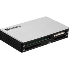 SANDBERG USB 3.0 Multi Card Reader SD XD MS CF MMC T-Flash Micro SD M2 50 cm USB 3.0 Kabel im Lieferumfang