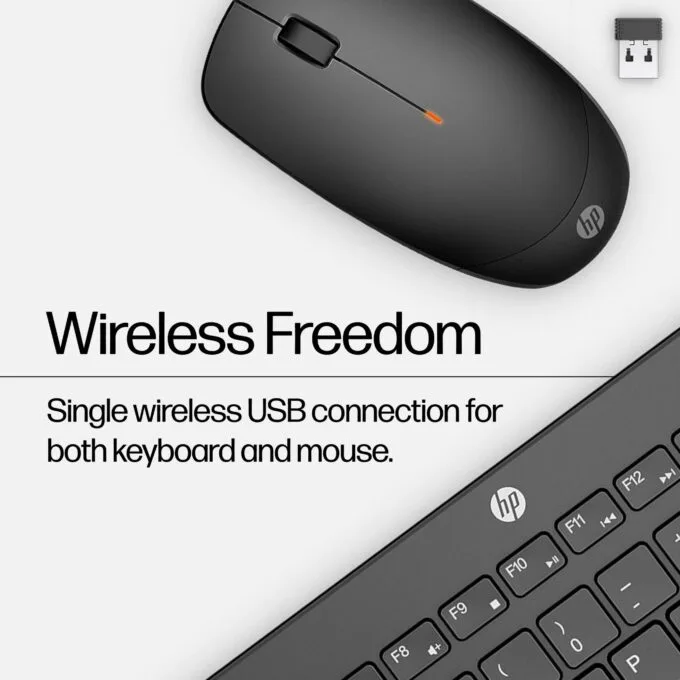 HP 230 Wireless Mouse and Keyboard Combo - French - Maus - 1.600 dpi — image 8