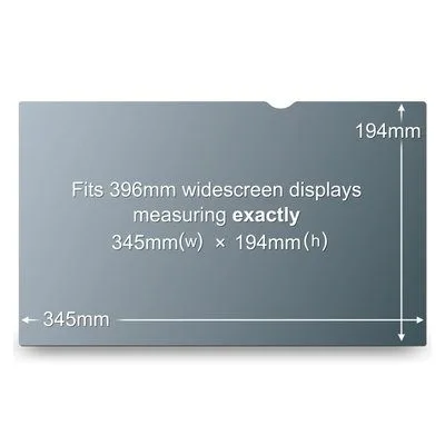 3M Blickschutzfilter - Blickschutzfilter fr Notebook - 39,6 cm (15.6") - Schwarz (PF156W) — image 3