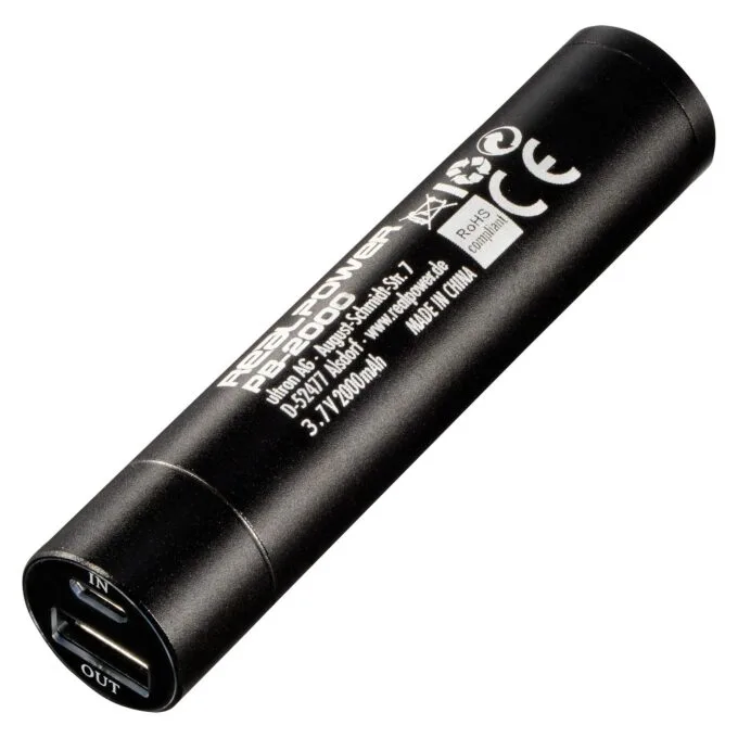 Z Powerbank 2000mAh RealPower schw — image 1