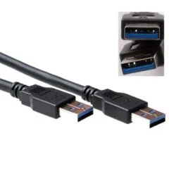 SB0002 5m USB3.0 A-A M/M CABLE BLACK ACT