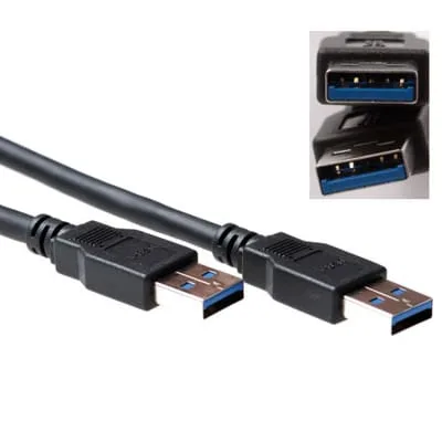 SB0002 5m USB3.0 A-A M/M CABLE BLACK ACT — image 1