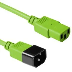 AK5115 3m C13 TO C14 POWER EXTENTION CABLE GREEN ACT