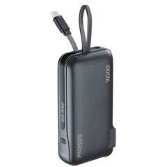 POWERPACK-10C COMPACT-FAST CHARGING POWER BANK WITH AC CHARGER & BUILT-IN USB-C CABLE PROMATE
