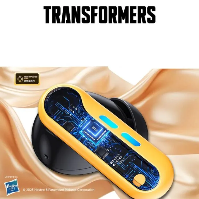 Transformers TWS Earphones TF-T16 Yellow — image 5