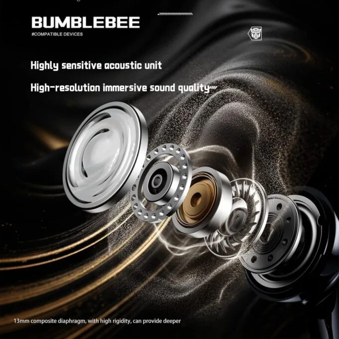 Transformers TWS Earphones, Low Latency,  TF-T30 Grey — image 4