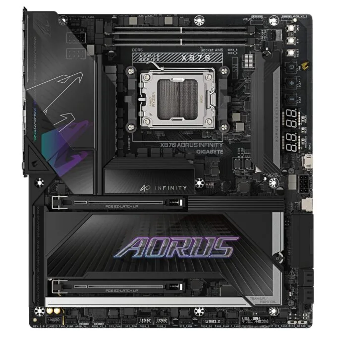 GIGABYTE X870 AORUS INFINITY AM5 4xDDR5 HDMI DP 4xM.2 — image 2