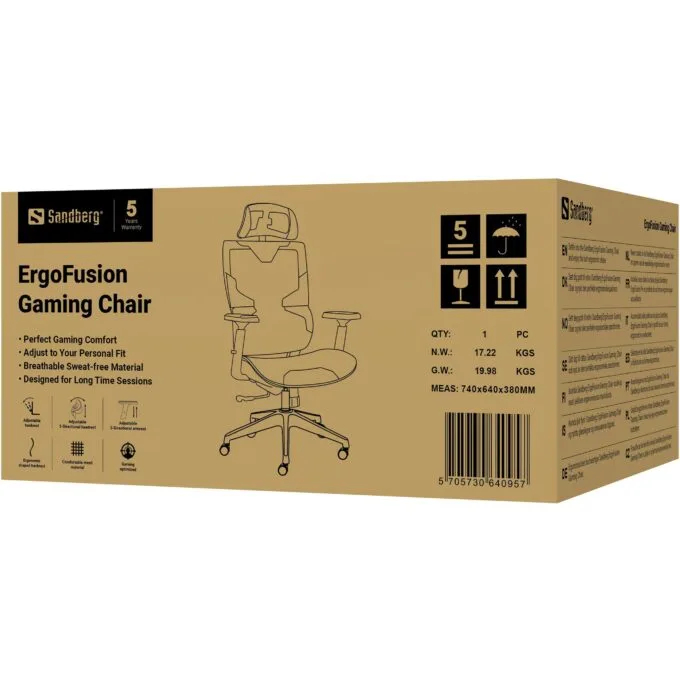 SANDBERG ErgoFusion Gaming Chair — image 10
